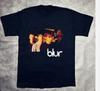 Tricou unisex din bumbac negru Blur band Cadou Pentru Fan Toate mărimile Tricou unisex