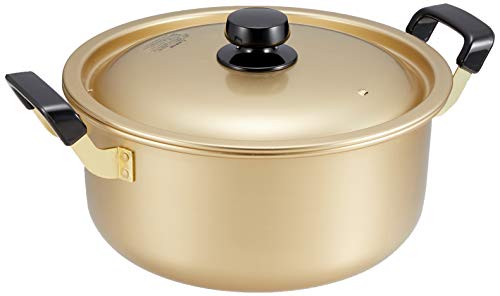 

Hokuriku Aluminum 26cm Double-Handled Pot [For Gas Stove Only] Lightweight, Pure Oxalic Acid, Flavorful, Made in Japan