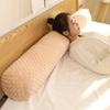 Bean Fleece Pillow Girls Bedroom Side Sleep Leg Long Pillow with Washable Cover Soft Body Pillows for Sleep