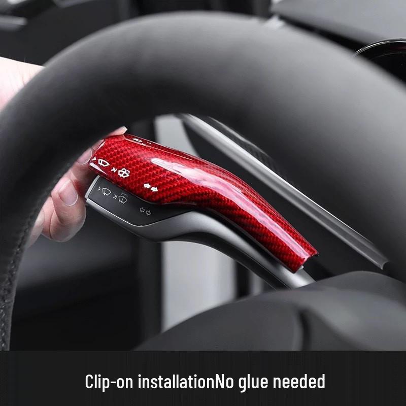 Tesla Model 3/Y Carbon Fiber Column Shifter Sticker