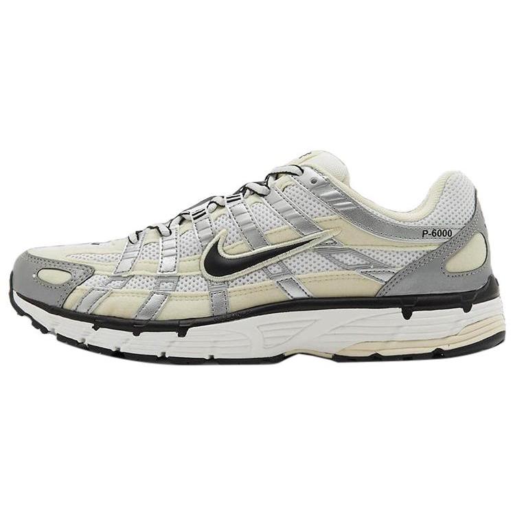 Nouvelles Nike P 6000 Lait de Coco Argent Métallisé Femme FV6603-100