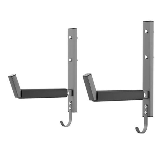 2PCS Kayak Rack, Wall Mount Space Saving Hanger, Heavy-Duty Carbon Steel Strong Holder, 200lbs Capacity Kayak Stand for
