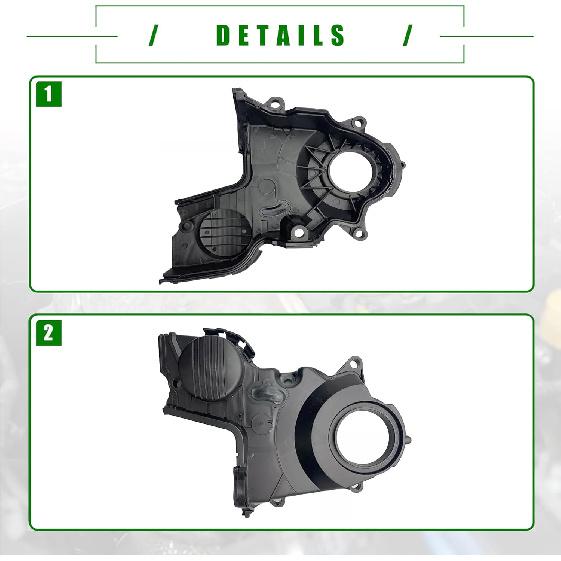 11811-PLC-000 Lower Engine Timing Belt Cover with Gasket Compatible with Honda Civic 2001-2005 1.7L 4 Cyl