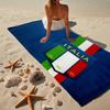 Ifk Goteborg Crest Beach Towel, Quick-drying, Easy To Care For, Use for Both Fitness and Beach Vacations,Sports Essential Fan Gift