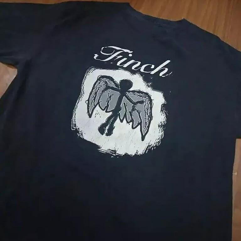 Finch Band Black T-Shirt Cotton  Unisex T-Shirt S