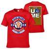 Hochwertiges Baumwoll John Cena Wrestling Unisex T-Shirt Sommer Unisex Oberteile Kurzarm T-Shirt Freizeit Unisex Kleidung