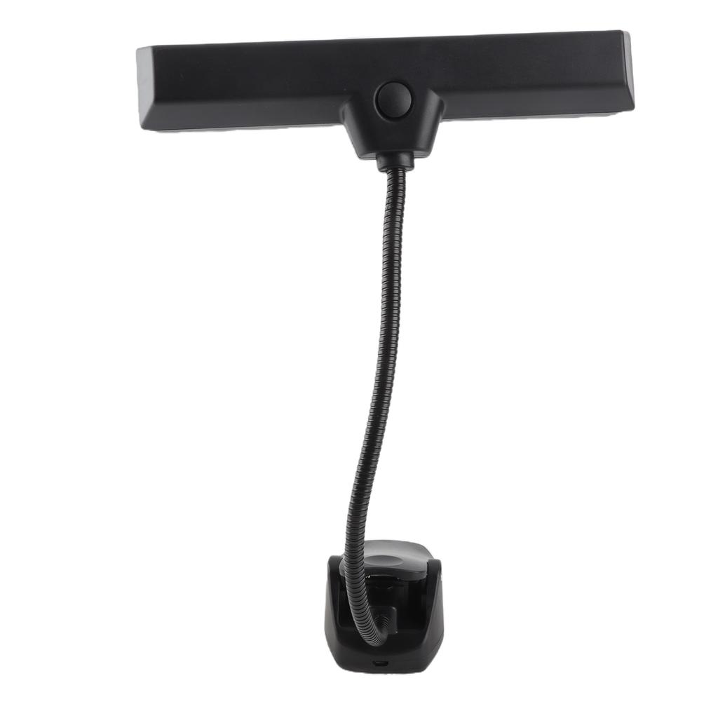 Music Score Lamp Rechargeable Reading Lamp for Music Sheets 3 Color Temperature Dimmable 19LEDs Eye Protection Lamp