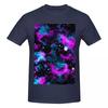 100 Cotton Purple And Blue Galaxy Tshirt Unisexs Fashion Oversized T Shirt Unisex Crew Neck Summer Shirts Tops S6xl