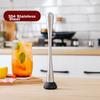 Quanshi 304 Stainless Steel Ice Crusher, Ice Hammer, Hand-Pressed Lemon Muddler, Juice Muddler, Cocktail Mixing Tool