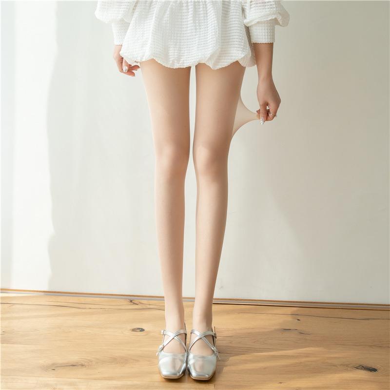 Hochelastische Strumpfhosen Damenmode Bonbonfarbe Sommer Frühling Strumpfwaren Weiblich Täglich Basic Frischfarbene Strumpfhose Schlankbeinige Socken