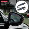 Hot 2x Car Rearview Mirror Rain Eyebrow Visor Small Round Mirror For Ford S MAX Ranger Focus Fiesta Mondeo Escort KA Ecosport Ev