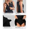 Charmleaks Womens One Piece Swim Dress Athletic Swimsuits Modest Bathing Suit Zip Up Swimdress