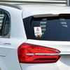 ydzh7 Car Front Windshield Static Sticker Waterproof Static Decal Fit For Mitsubishi Outlander Xpander Colt ASX Delica Pajero RALLIART