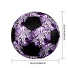 1pc Purple Candy Kaleidoscope Outdoor Sports Football, Size 5, Comfortable And Durable Feel,Gift Yy46