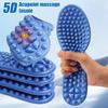 5pairs 5D Foot Full Palm Massage Insole for Men Women Anti Slip Foot Relieve Foot Fatigue Pressure Soft Sports Casual Sole Pads