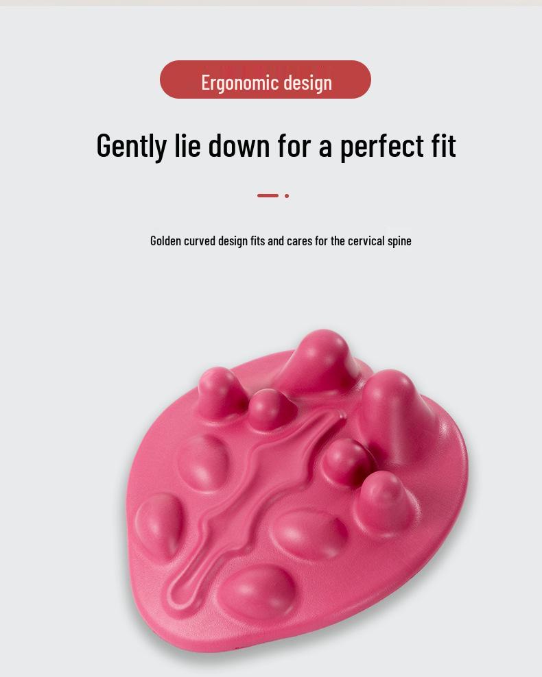 EVA Acupressure Massage Pillow & Mat for Cervical Spine, Shoulder Blade, and Neck Relief