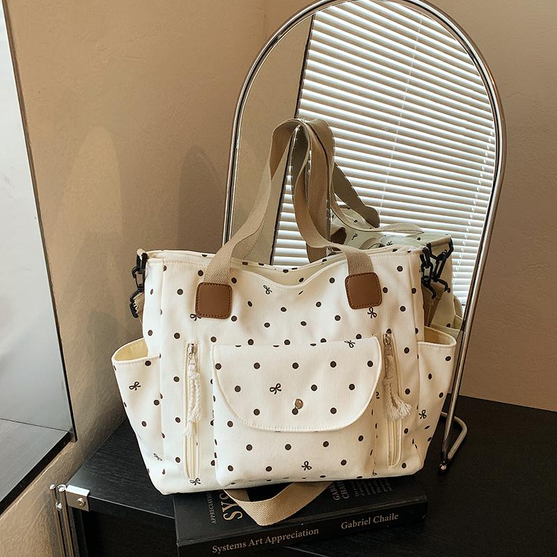 Plátěná taška Tote Bag Dámská Velkokapacitní Taška přes rameno Crossbody Neformální Denní Pracovní Kabelka
