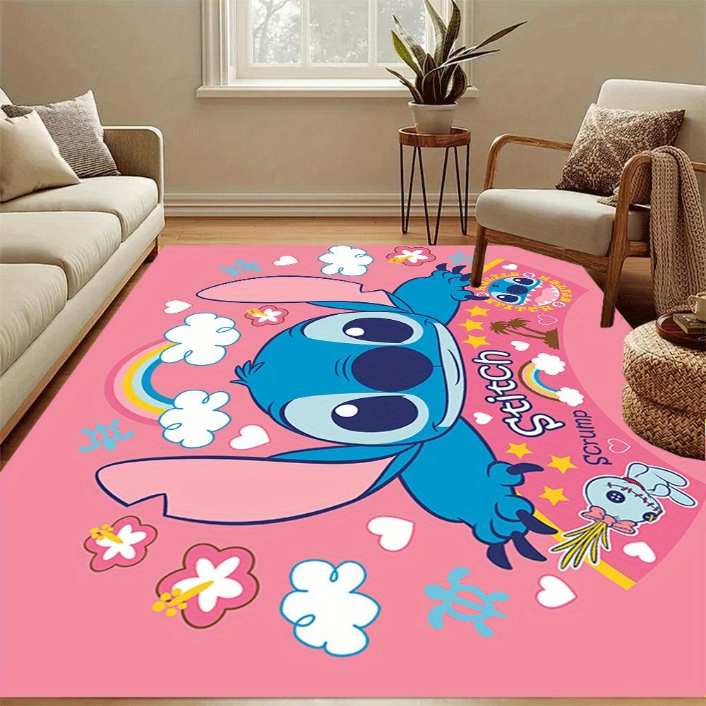 1 pezzo Lilo e Stitch-(15)_01 Tappeto Area Tappeto, Camera da Letto e Sala Giochi Durevole, Resistente alle Macchie e Facile Da Pulire, Soggiorno