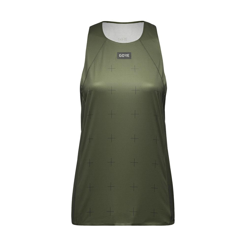 Женский однотонный топ Gorewear Contest Daily - Utility Green (Женский) 2Xs (34)