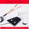 V-Shaped Red Car Marker Light