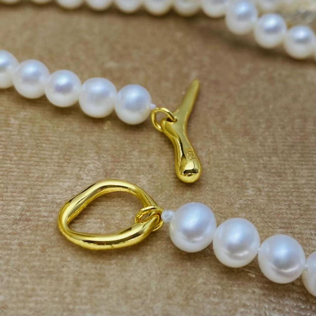 Factory Price Pearl Necklace Accessories Clasp 925 Silver Buckle DIY Handmade золотой