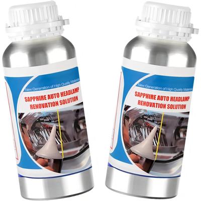 Car Headlight Repair Fluid 800 G Car Headlight Polishing Polymer Refill Pack