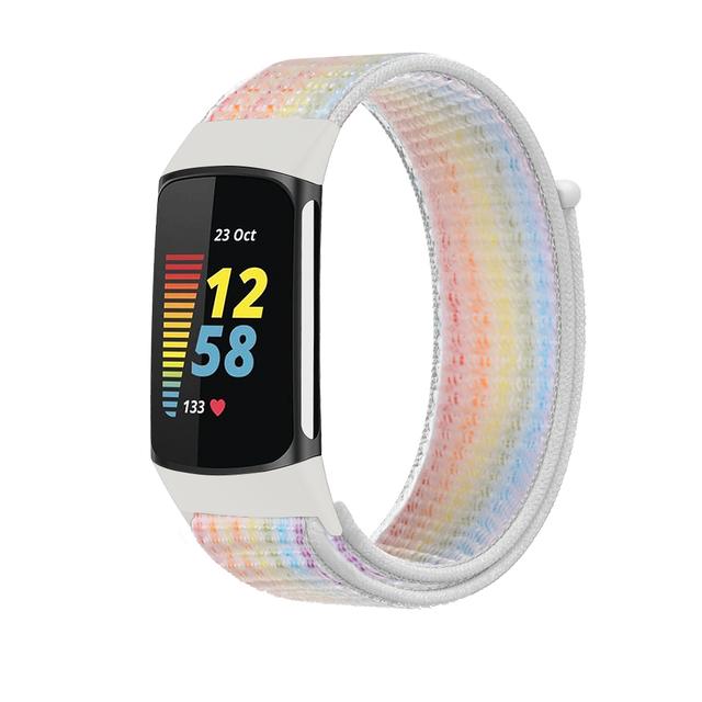 Nylon Strap for Fitbit Charge 5 Smart Watch Sports Nylon Weave Loop Bracelet Wristband Correa Pulsera for fitbit Charge 5 Band