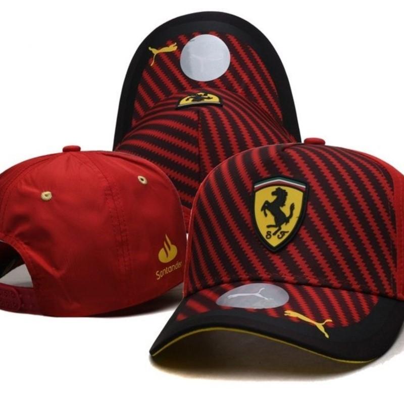 

Для Ferrari SJ 2025 Высококачественная Спортивная Повседневная Кепка Мужская и Женская Регулируемая Наружная Кепка от Солнца Snapback Хлопковая Бейсболка