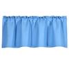 Fabric Short Curtains/valances With Rod Pocket Design For Easy Installation. Made Of Breathable, Skin-friendly Fabric, They Offer Partial And So