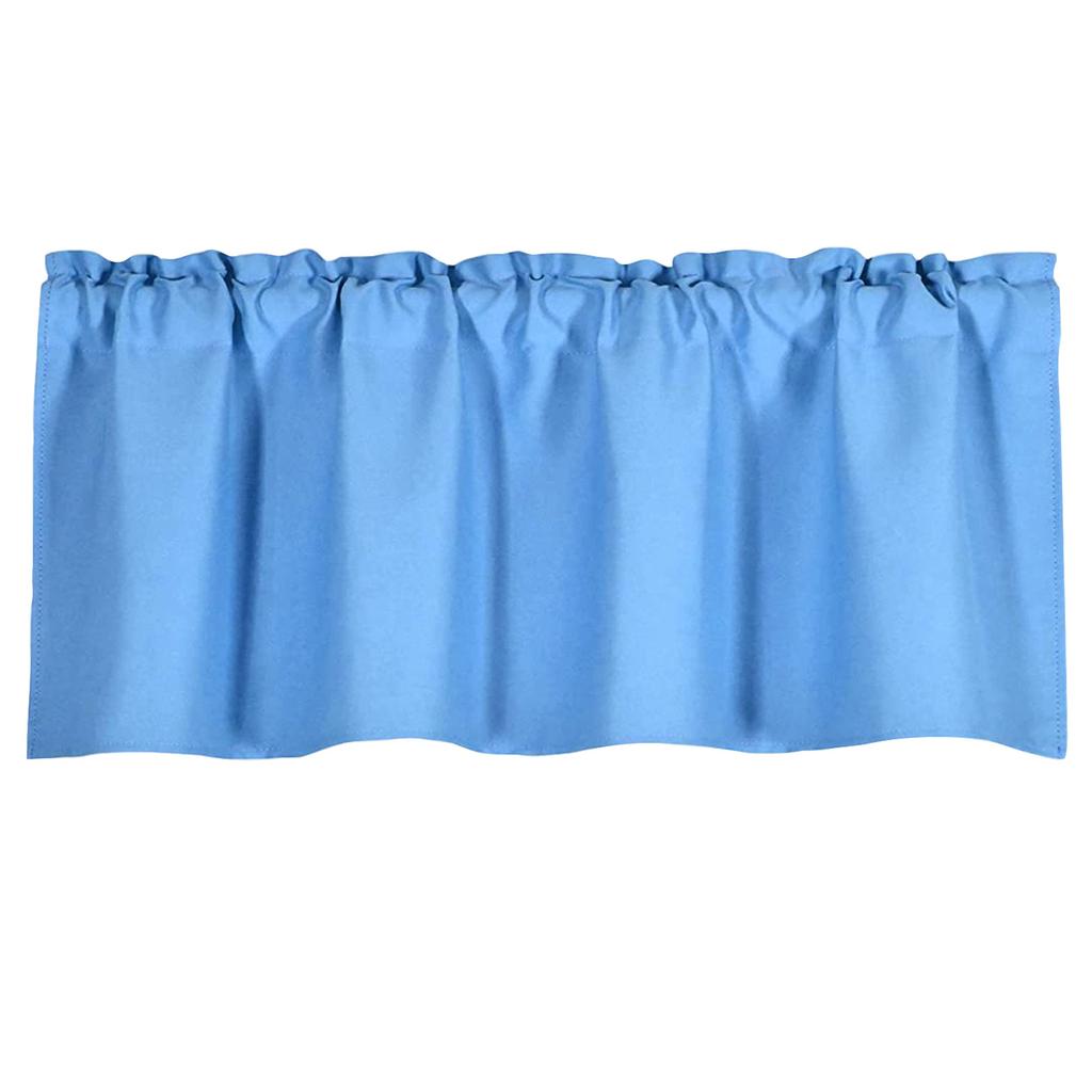 Fabric Short Curtains/valances With Rod Pocket Design For Easy Installation. Made Of Breathable, Skin-friendly Fabric, They Offer Partial And So