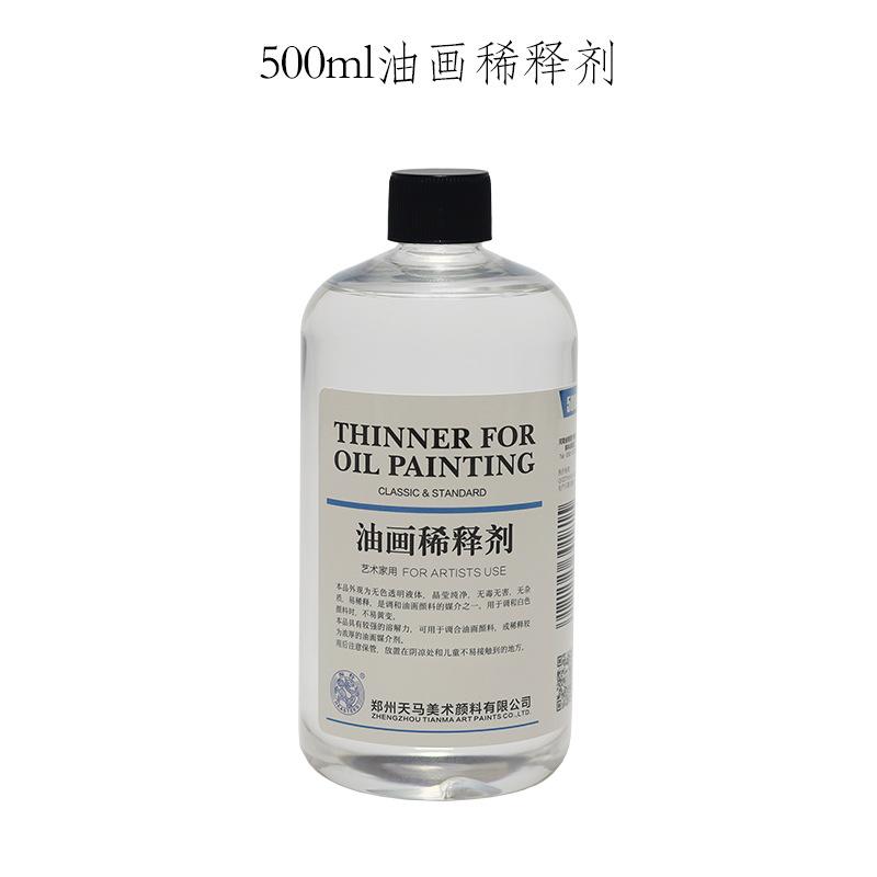 500ml Professional Oil Painting Medium Kit Varnishing Oil, Linseed & Walnut Oil for Artists - Non-Toxic Art Supplies