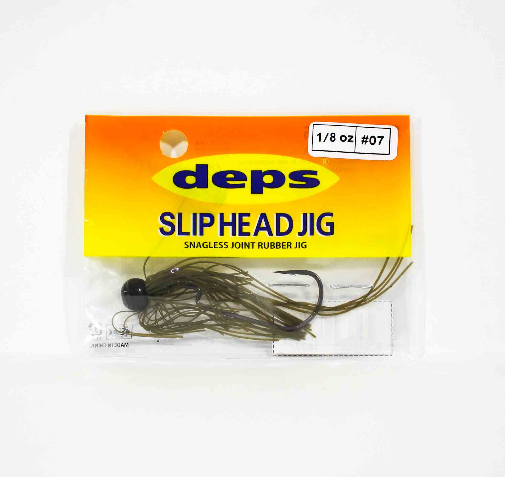 

Резина для джиг-джига Deps со скользящей головкой, 1/8 унции 07 (6077)