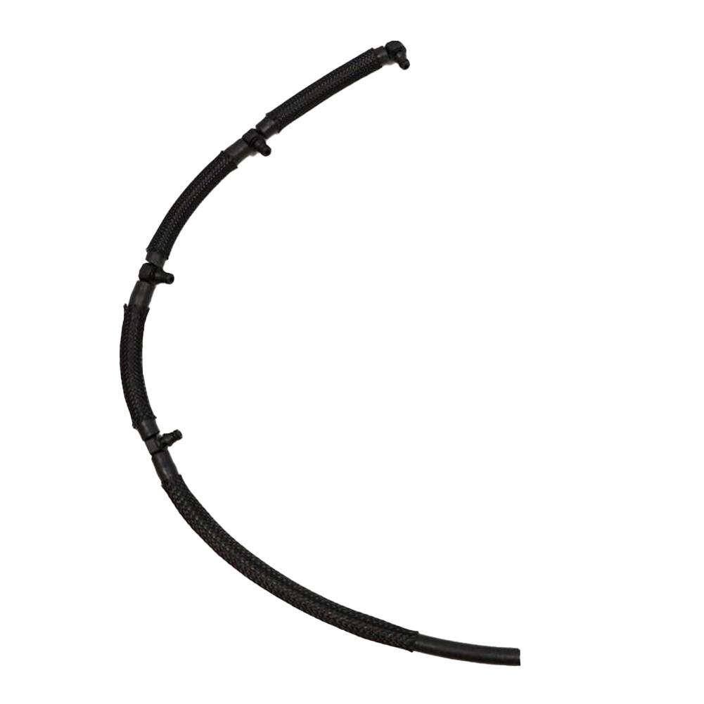 Rubber Return Pipe Leak-Off Return Pipe As Shown Compatible With Multiple Vehicles Direct Replacement Easy Installation