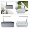 Parrot Bathtub Birdcage Accessories Easy To Clean Automatic Pet Bird Bath for Lovebirds Cockatoo Budgie Canary Cockatiel