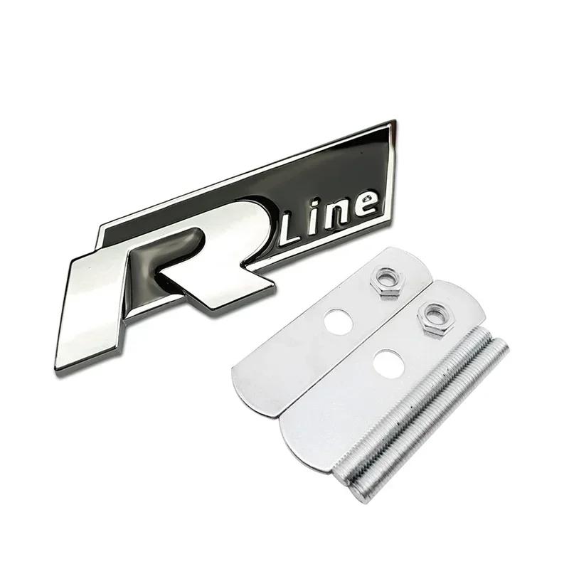 2026 Hot For VOLKSWAGEN VW 3D Metal for Volkswagen VW Rline R Golf Jetta Polo Passat B5 B6 Touareg Bora Beetle Car Grille Badge