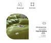 Class A Cotton Waffle Weave Luxury Bedding Set: Duvet Cover, Bed Sheet, & Pillowcases