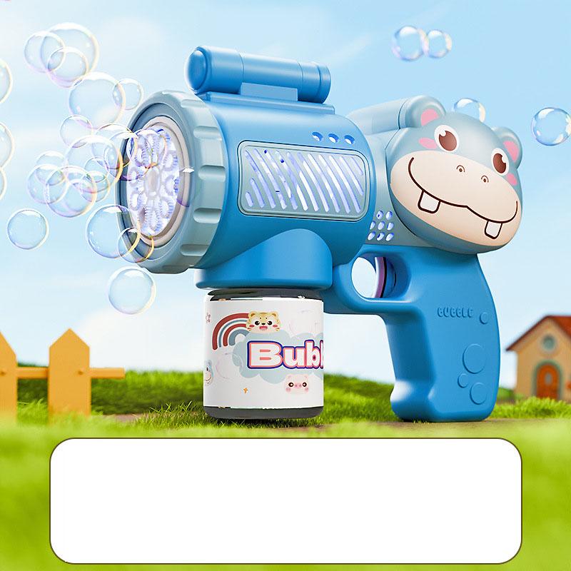 

Stitch Electric Bubble Gun Cartoon Toy Bubbles Machine Automatic Soap Blower With Light Outdoor Game Boys And Girls Gift