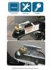 Gold 1/4" Copper Plated Tow Hitch and Coupler Lock for Trailers and RVs