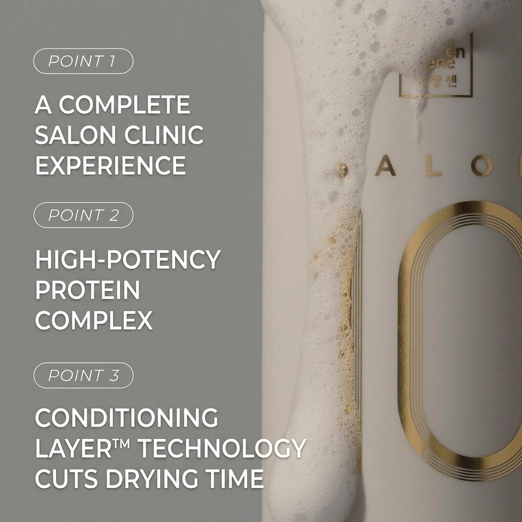 mise en scène Salon 10 Protein Shampoo 500ml 2 Types (+Free gift)