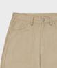 GLW Cotton Curved Pants Beige