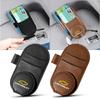 Leather Car Glasses Clip Sun Visor Multi-function Sunglasses Clip Car Styling For Chevrolet Cruze Spark Trax Aveo Captiva Malibu