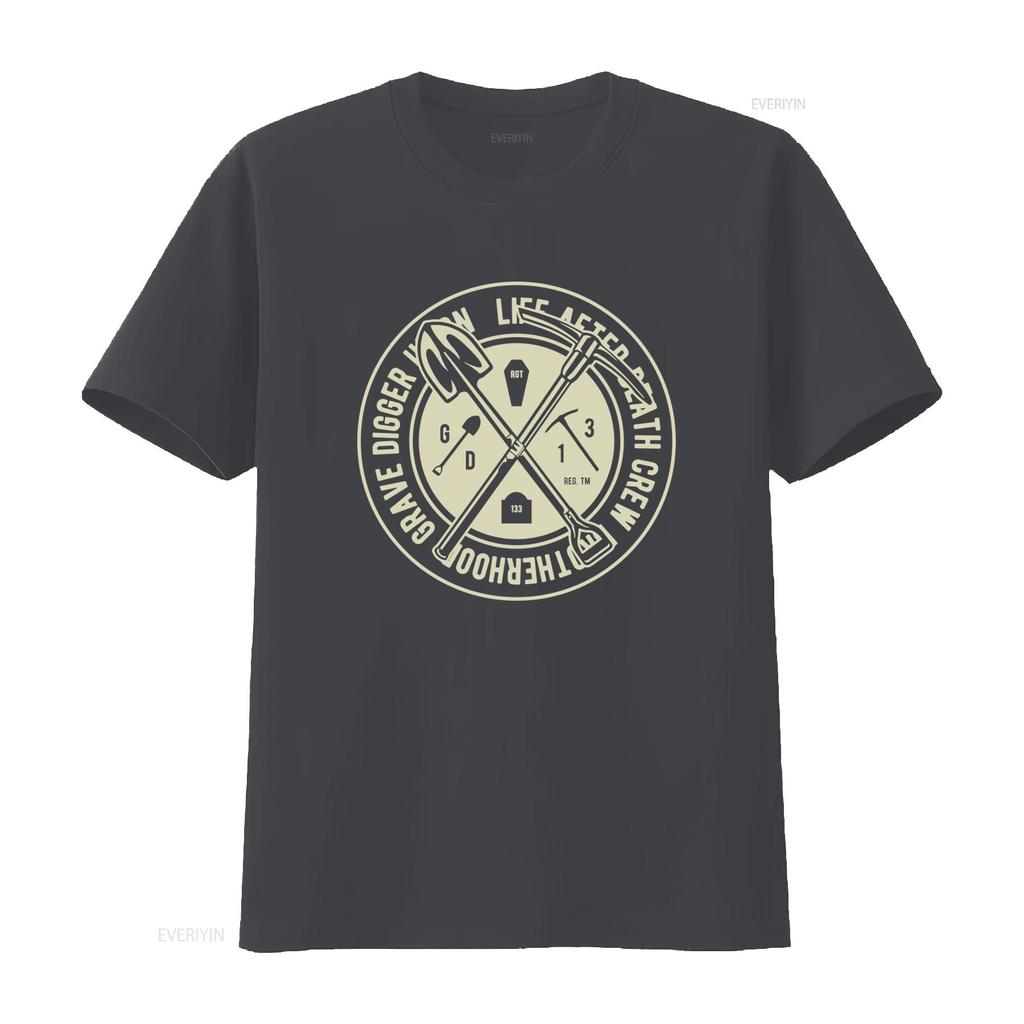 NEW Limited Grave Diggers Union Life After Death Crew T shirt USA S XXL vintage Washed homme Stretched designer clothes Stylish