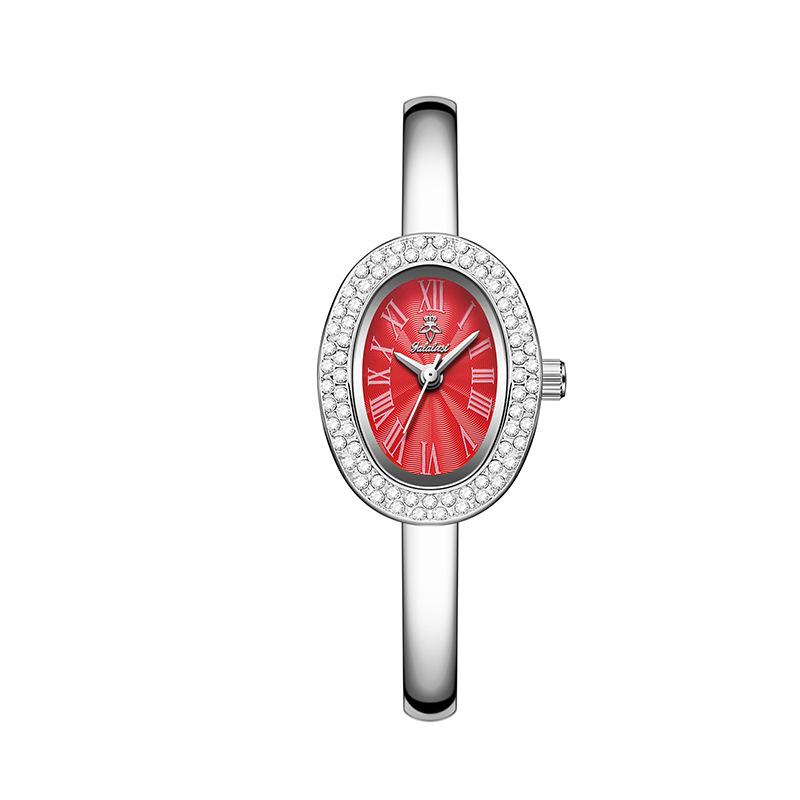 Yalan Loshi Retro Women'S Watch Integrated Bracelet Watch Quartz Movement Women'S Watch Simple Women'S Watch
