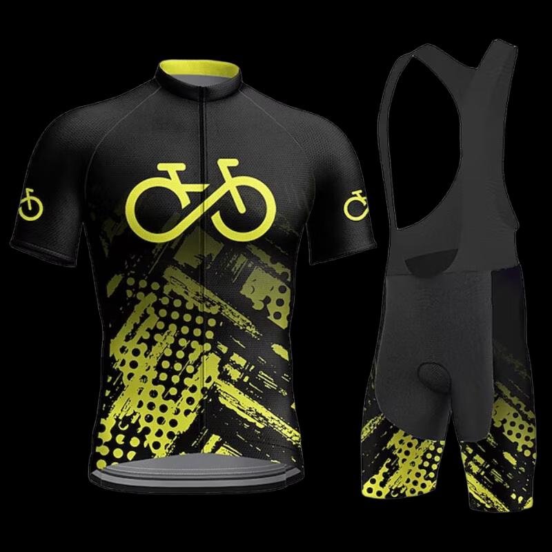 Lishi Unisex Short Sleeve Cycling Jersey