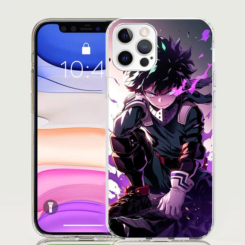 Midoriya Izuku Deku MHA My Hero Phone Case For iPhone 17 Air 16 15 Plus 11 14 Pro Max 13 Mini 12 7 8 + SE Pattern Art Customized