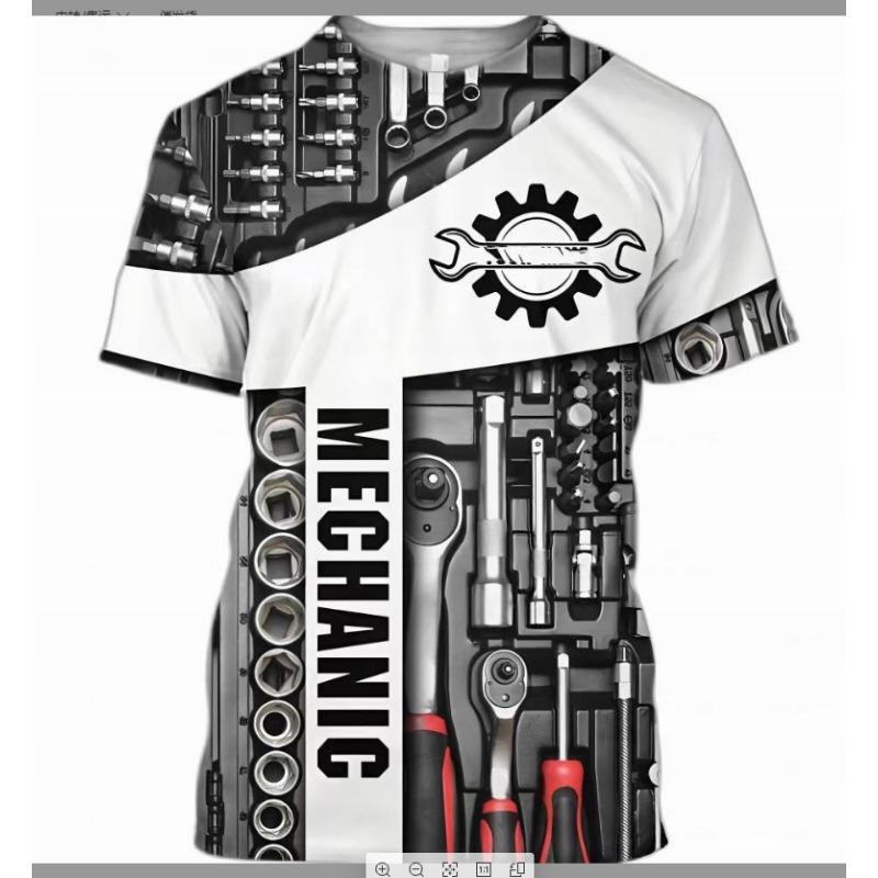 

Fashion Printed Loose Short Sleeve Casual Crew Neck Top Versatile T-Shirts Men’s 6XL