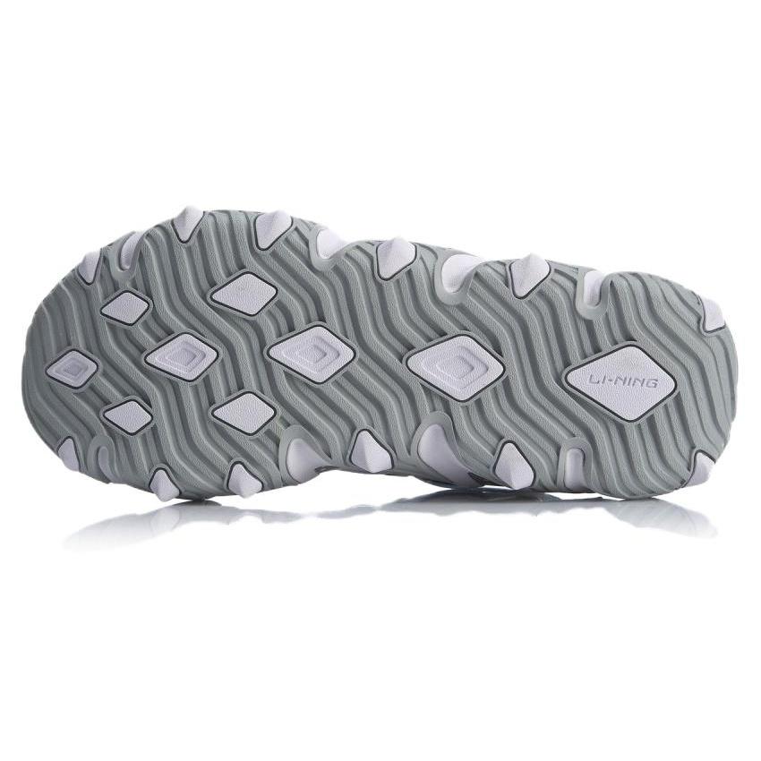 Li-Ning Li Ning X Claw Slip Resistant Lightweight Non slip Lightweight Low top Sports Casual Shoes Men's White Silver AGLQ013-8