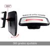 Baby Car Mirror Car Back Seat See Your Baby When You Wish 360 ° Swivel 100% Unshatterable Adjustable Elastic Straps For Baby Back Chair/Child Seats