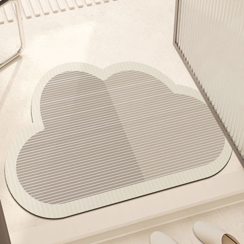 Bathroom Soft Diatom Mud Floor Mat Toilet Toilet Non-slip Foot Mat Household Water Absorption Quick Drying Anti-drop Soft Mat