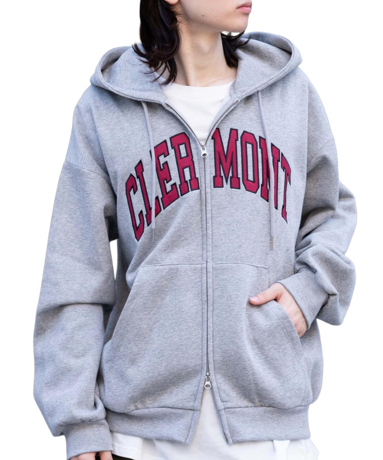 

WEGO Graphic Logo Double Zip Size Heather Gray Men s Hoodie, Sweatshirt, Fall/Winter Outerwear, School/Streetwear, Gift, Small,